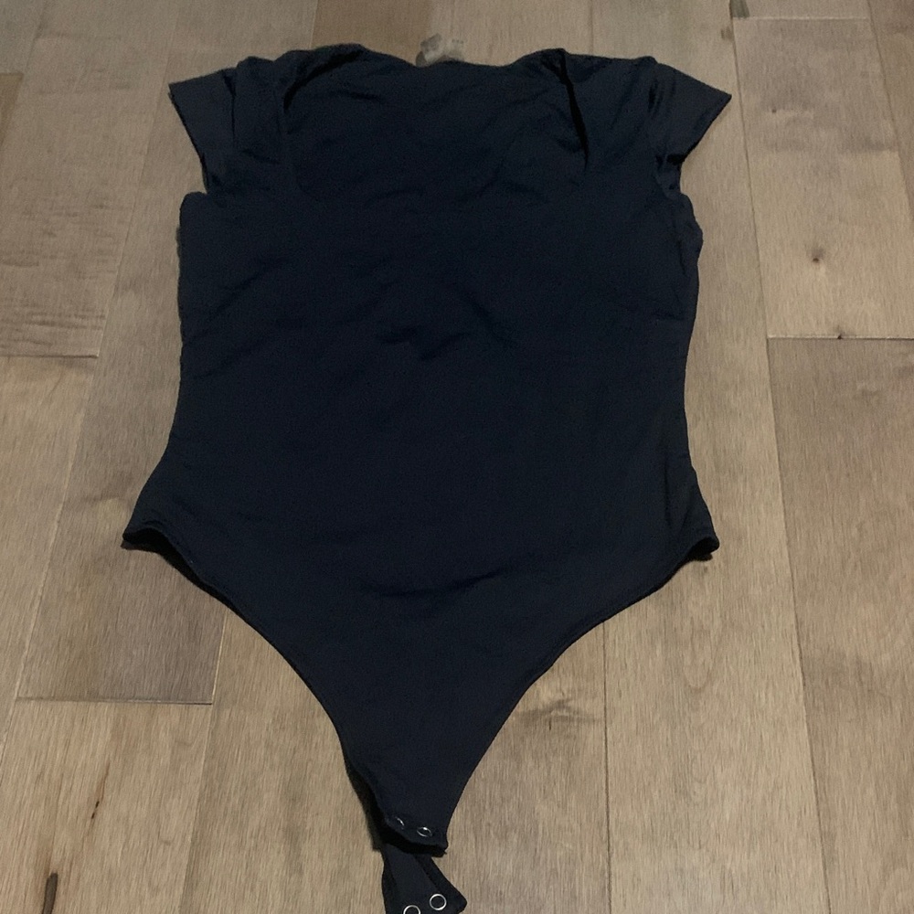 Second Skin Overalls Black Bodysuit